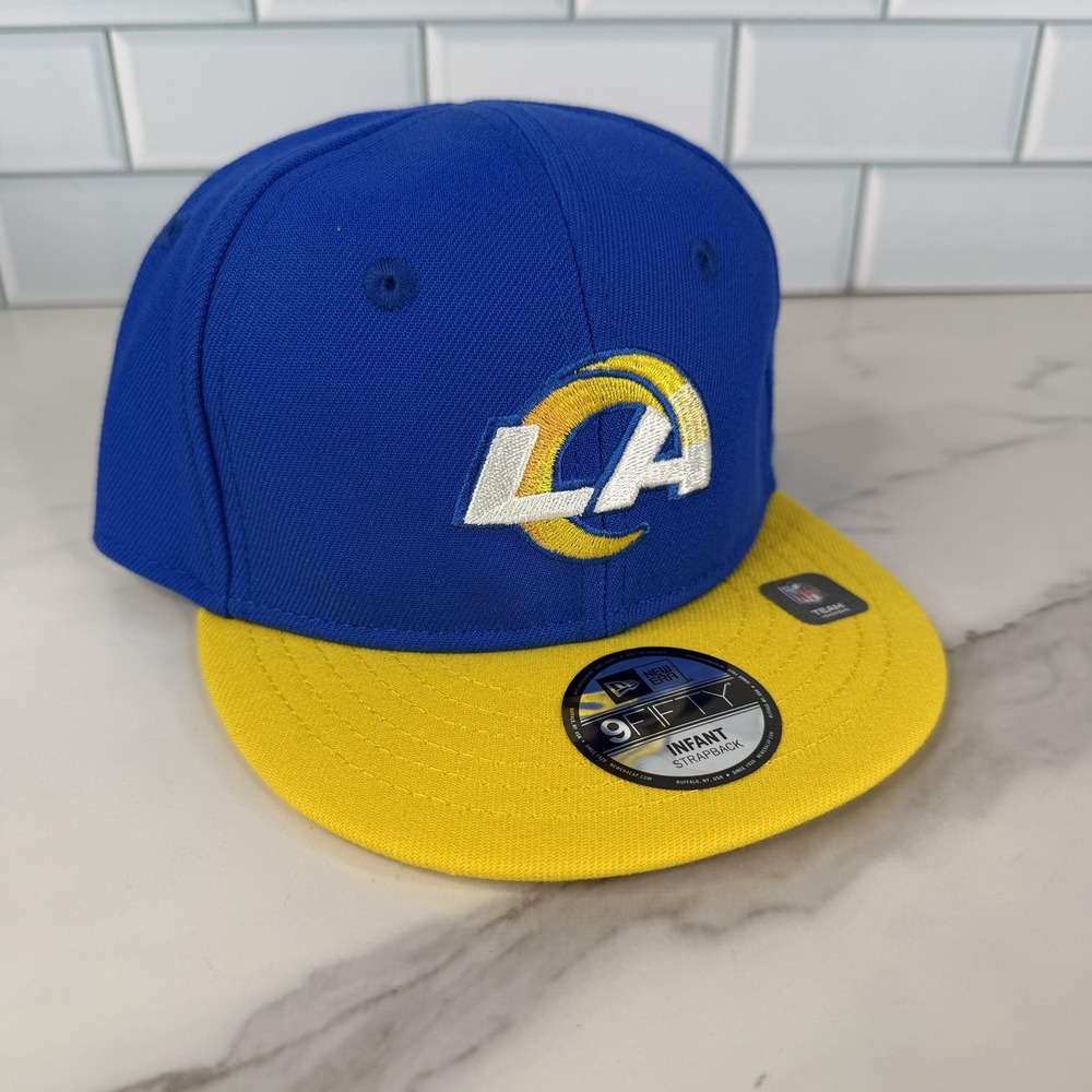 Los Angeles Rams Hat Cap Strap‎ Back Kids NFL Football Infant 9FIFTY New Era